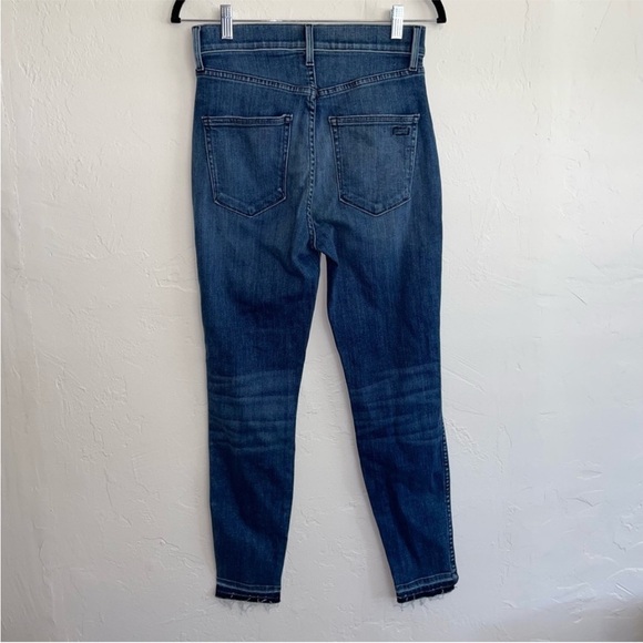 AYR The Riser High Rise Skinny Raw Hem Neon Jupiter Skinny Jeans - Picture 4 of 6